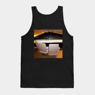 An Artistic Tribute To The Last Boeing 747 Jumbo Jet Being Delivered Tank Top